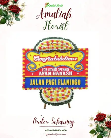 Sewa Papan Bunga Tumumpa Satu